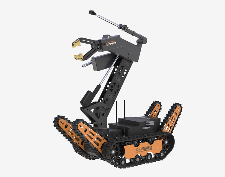 重型排爆機(jī)器人（重量650kg,夾持力120kg，前后雙擺臂）【第6代】