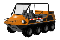 中小型水陸兩棲救援車(chē)（8×8，64KW，原地轉(zhuǎn)向）